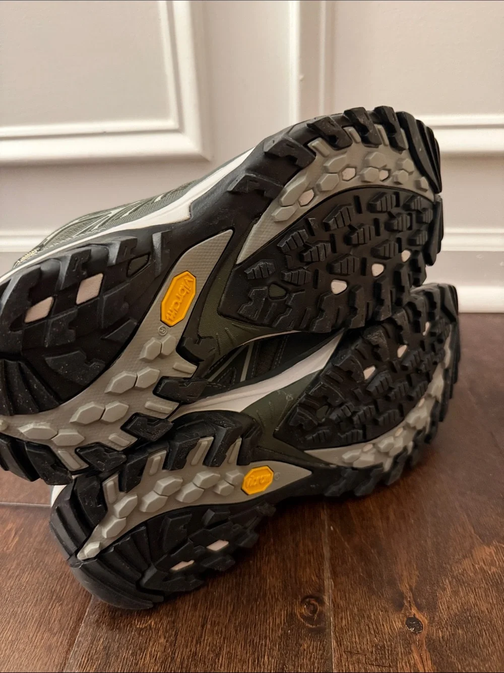 The North Face Men's Olive & Gray Trail Running Shoes